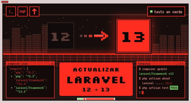 Actualizar un proyecto de Laravel 12 a Laravel 13